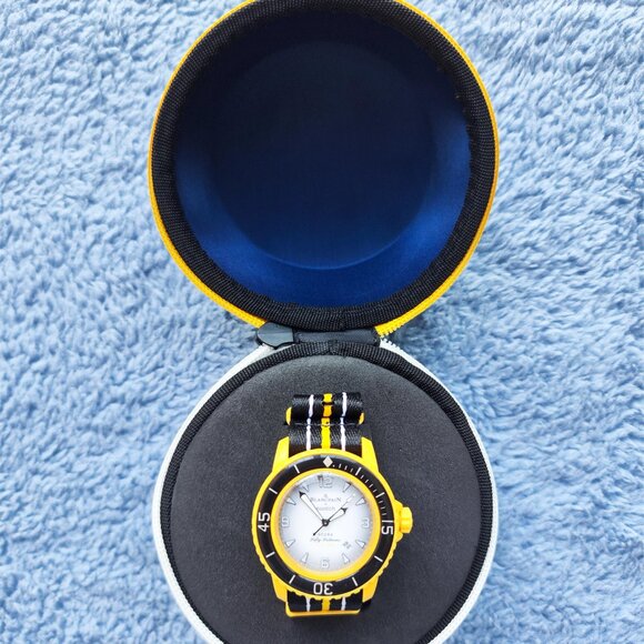 Swatch X Blancpain FIFTY FATHOMS PACIFIC OCEAN - Picture 2 of 7